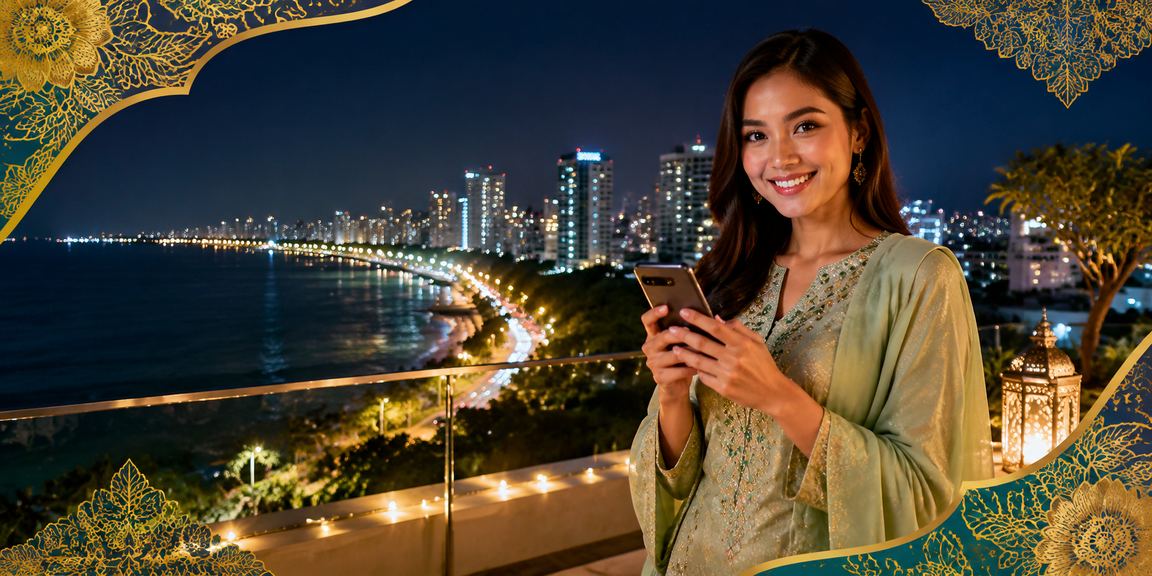 Pemain kasino mudah alih Pulau Pinang menggunakan telefon untuk tuntut bonus is300 dengan corak batik